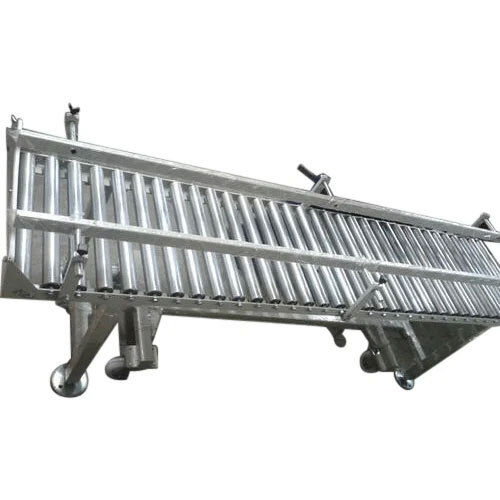 Gravity Roller Conveyor - Color: Silver