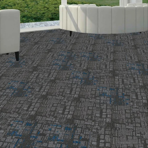 Welkin Amaze Carpet Tile - Color: Beige