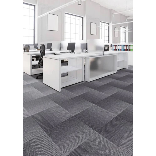 Linecode Carpet Tile - Color: Grays