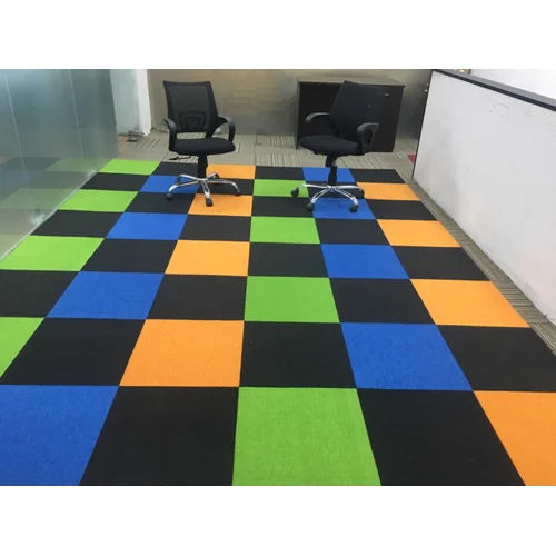 Modular Welkin Colors Carpet Tile - Feature: Non-Slip