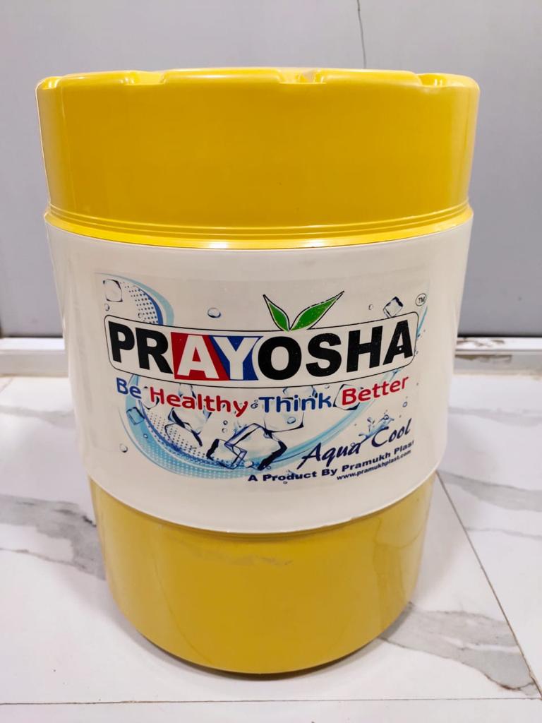 Prayosha 14 Ltr Water Jar - Material: Plastic