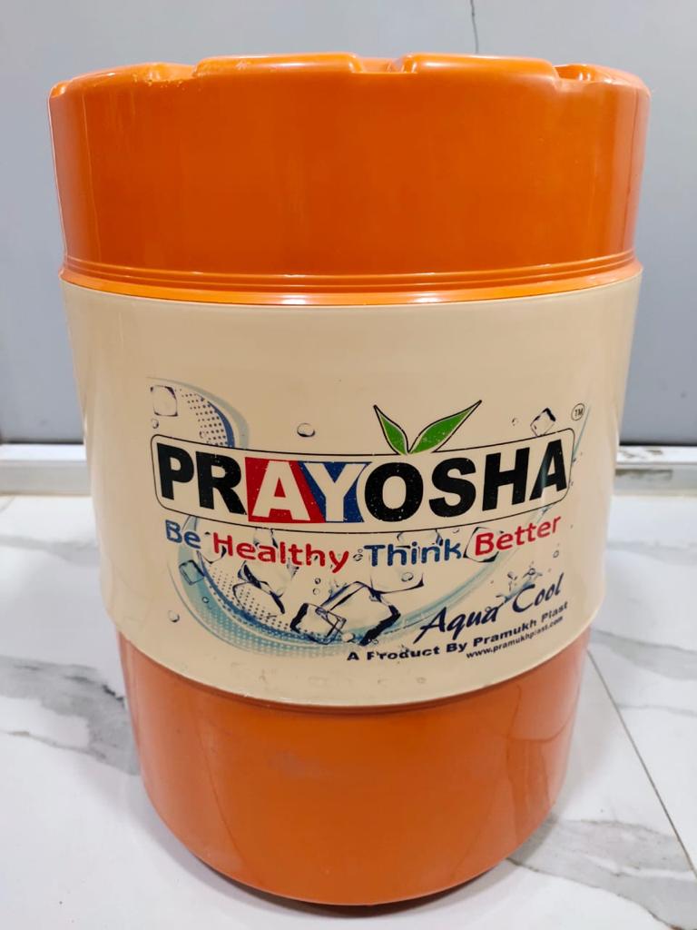 Prayosha 14 Ltr Water Jar - Material: Plastic