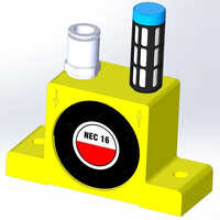 Gt36 Turbine Vibrotar - Color: Yellow