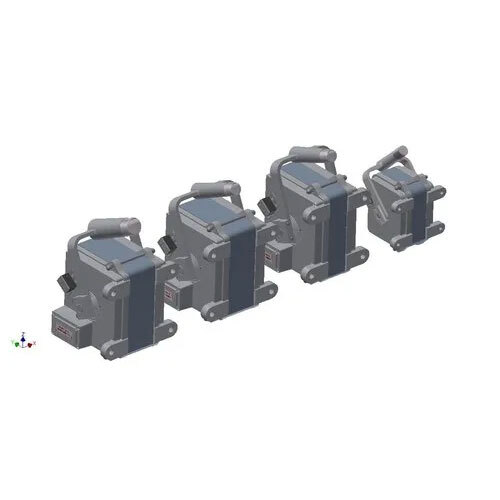 Pneumatic Piston Vibrator - Color: Silver Grey