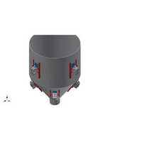 Hopper Vibration Motor - Color: Silver Grey