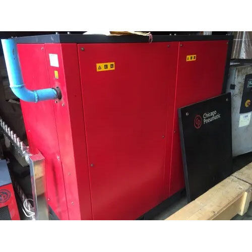 Used Air Compressor - Color: Red