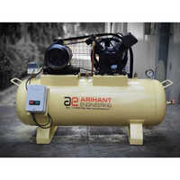 3 Hp Flame Proof Single Stage Reciprocating Compressor - 415v Electric | New Condition, 1 Year Warranty, Industrial Use
