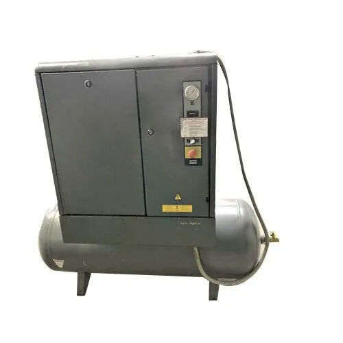 2-7.5 Hp Ac Three Phase Piston Air Compressor - Color: Black