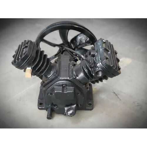 Air Compressor Head - Color: Black