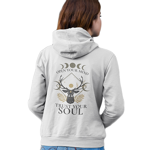 Ladies Grey  Hoodie - Color: Gray