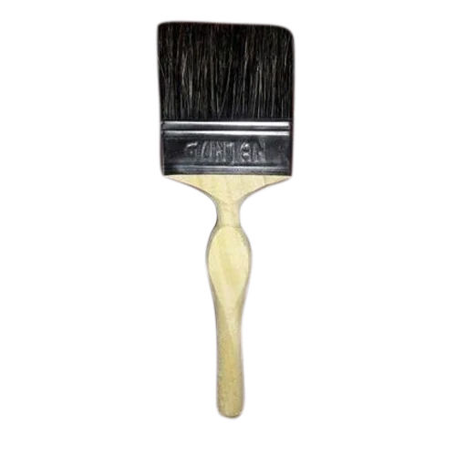 Pure Black Desi Hair FRP Brush For Painting