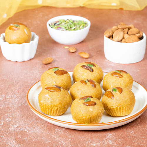 Besan Dryfruit Ladoo
