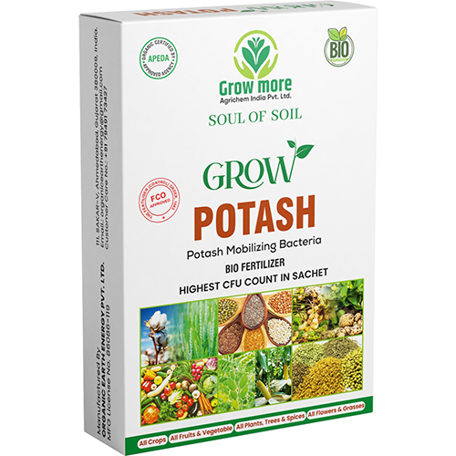 Grow Potash Bio Organic Fertilizer - Color: White