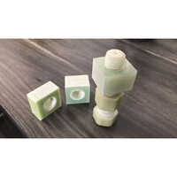 Frp Square Nuts - Frp Material, Sizes M-10/m-12/m-16, Natural Color | Lightweight, Corrosion-resistant, Ideal For Transformer & Chemical Industries