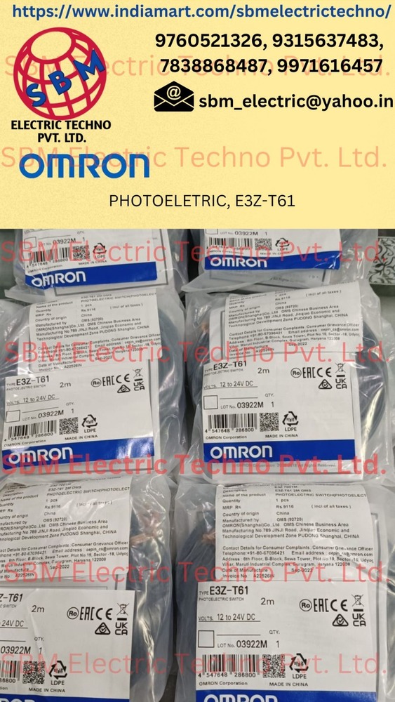 OMRON PHOTOELECTRIC SENSOR,E3Z-T61