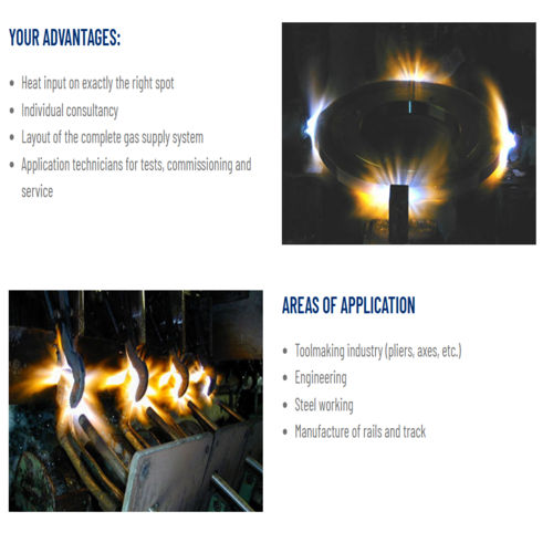 Flame hardening