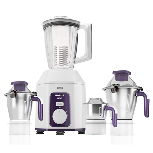 Havells Hexo 1000 Watts 4 Jar Mixer Grinder - Color: White