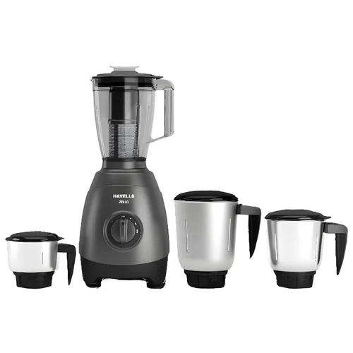 Havells Zello 4 Jar 750 Watt Mixer Grinder - Color: Grey