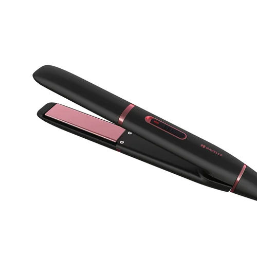 Havells Hs4109 Floating Ceramic Plates Hair Straightener - Color: Black