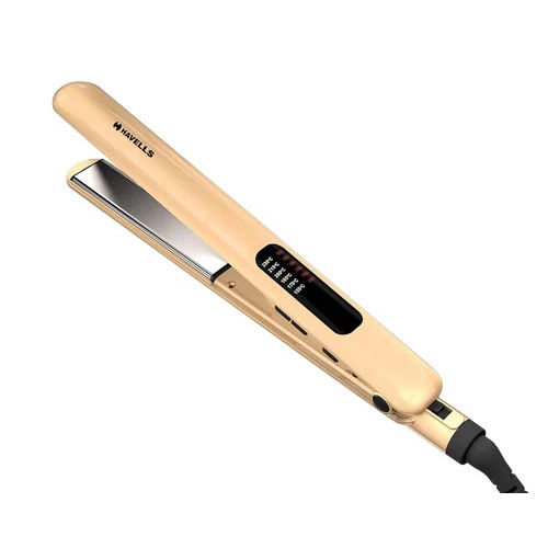 Havells Hs4152 Titanium Plates Professional Hair Straightener - Color: Beige