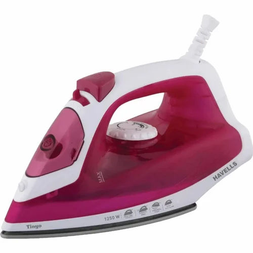 Havells Ghgsicgp125 1250 W Tinyo-Pink Press Steam Iron - Color: Pink And White