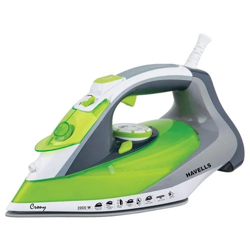 Havells 2000 W Plastic Crony Steam Iron - Color: Green