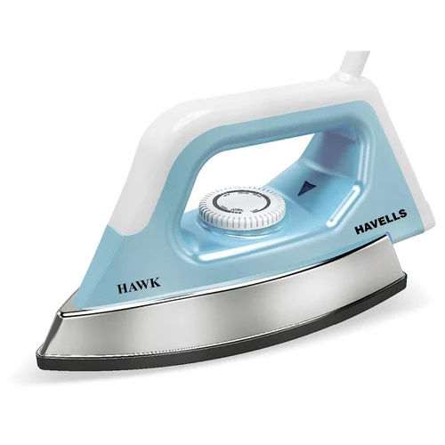 Havells 1100 Watt Abs Hawk Heavy Weight Dry Iron - Color: Blue