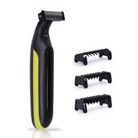 Havells St7000 - Stainless Steel Blades, Rechargeable, Black And Yellow | Durable Hard Plastic, Versatile Grooming Tool For Facial And Body Hair