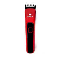 Havells Cordless Beard Trimmer - Stainless Steel Blades, Red And Black Design | High Strength, Battery Powered, Multi-use For Men