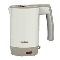Havells Plastic Travel Lite 1000 Watts Electric Kettle - Color: White