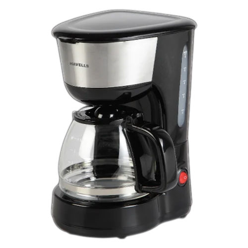 Havells Drip Cafe-N 6 -600 Watt 6 Cup Filter Coffee Maker - Color: Black