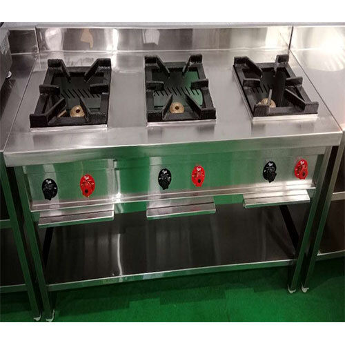 S. S Three Burner Indian Range - Application: Kitchen