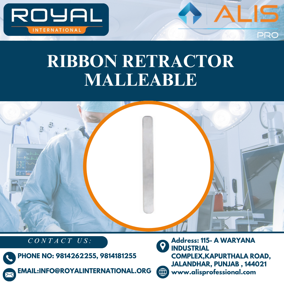 Ribbon Retractor Malleable