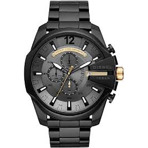 Diesel Analog Grey Dial Men'S Watch-Dz4479 - Color: Black