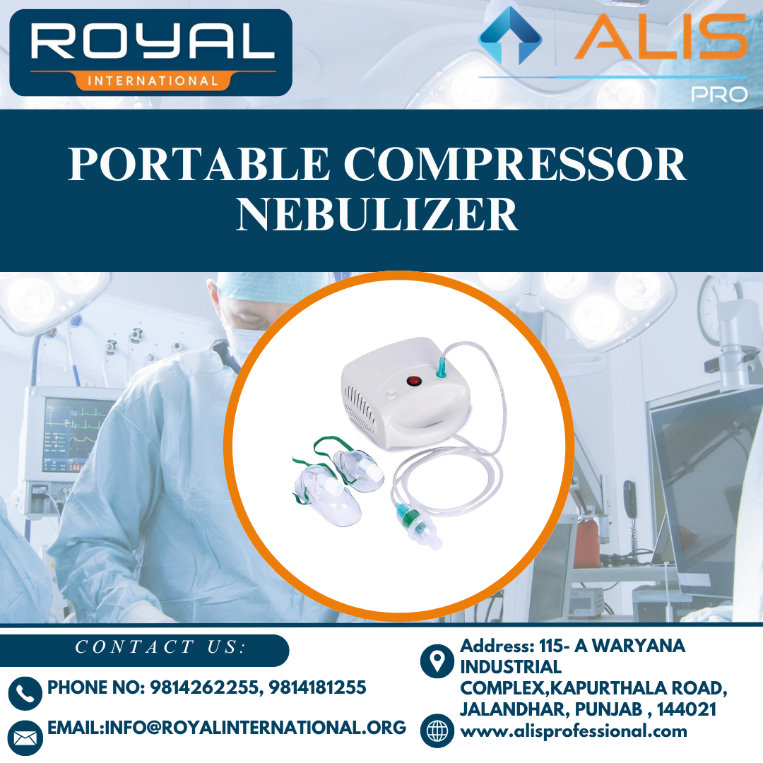 Portable Compressor Nebulizer - Color: White