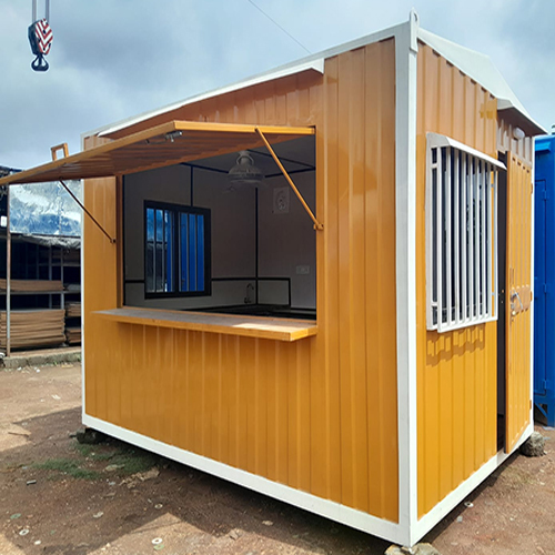 Portable Tea Shop Cabin - Color: As Per Requirement
