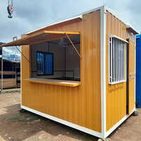 Portable Tea Shop Cabin - Color: As Per Requirement