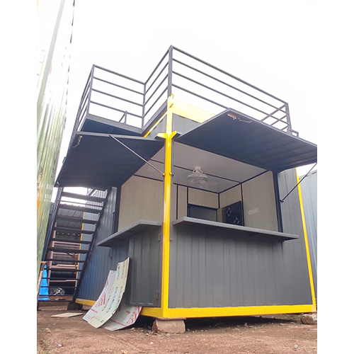 Portable Tea Shop Cabin With Terrace