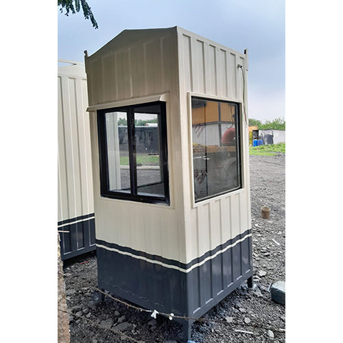 01_Portable Security Cabin - Color: As Per Requirement