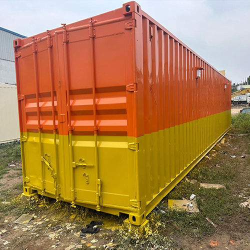 Used Shipping Container - Mild Steel, Up to 40 Feet Customized Length | Polished Finish for Portable Offices and Cabins