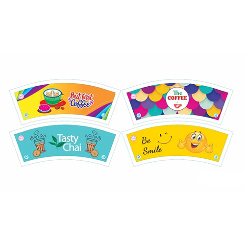 Multi Color Paper Cup Blank - High-Quality Paper, 150ml Capacity, Multicolor Printed Pattern | Ideal for Parties, Office Use, or Home Beverages