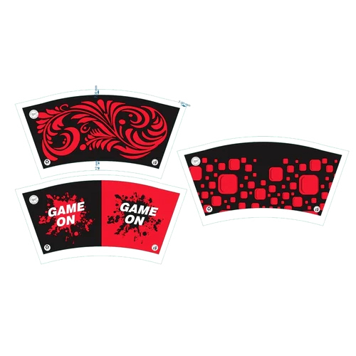 250 ML Disposable Paper Cup Blank - Paper Material, 250 ml Size, Multicolor Printed Design | Eco-Friendly, Easy to Use, Leak-Proof