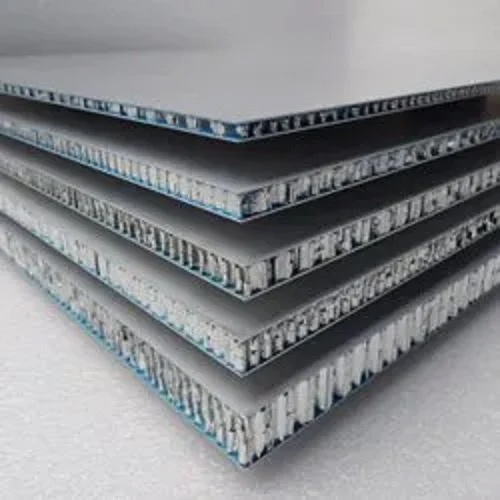 Aluminium Honeycomb Panel - High-Quality Aluminium, Custom Sizes Available, Sleek Silver Color - Durable, Strong, Lightweight Structure Ideal for Industrial Use