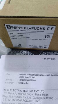 Pepperl +fuchs Ultrasonic Proximity Sensor,ub200-f42-i-v15 - Accuracy: Not Available