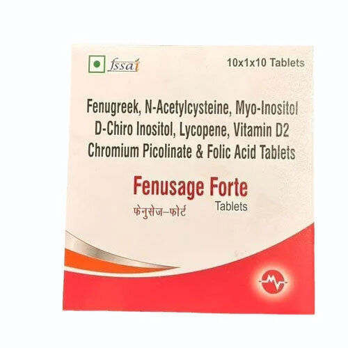 Fenugreek N Acetylcysteine Myo Inositol D Chiro Inositol Lycopene Vitamin D2 Tablets - Drug Type: General Medicines