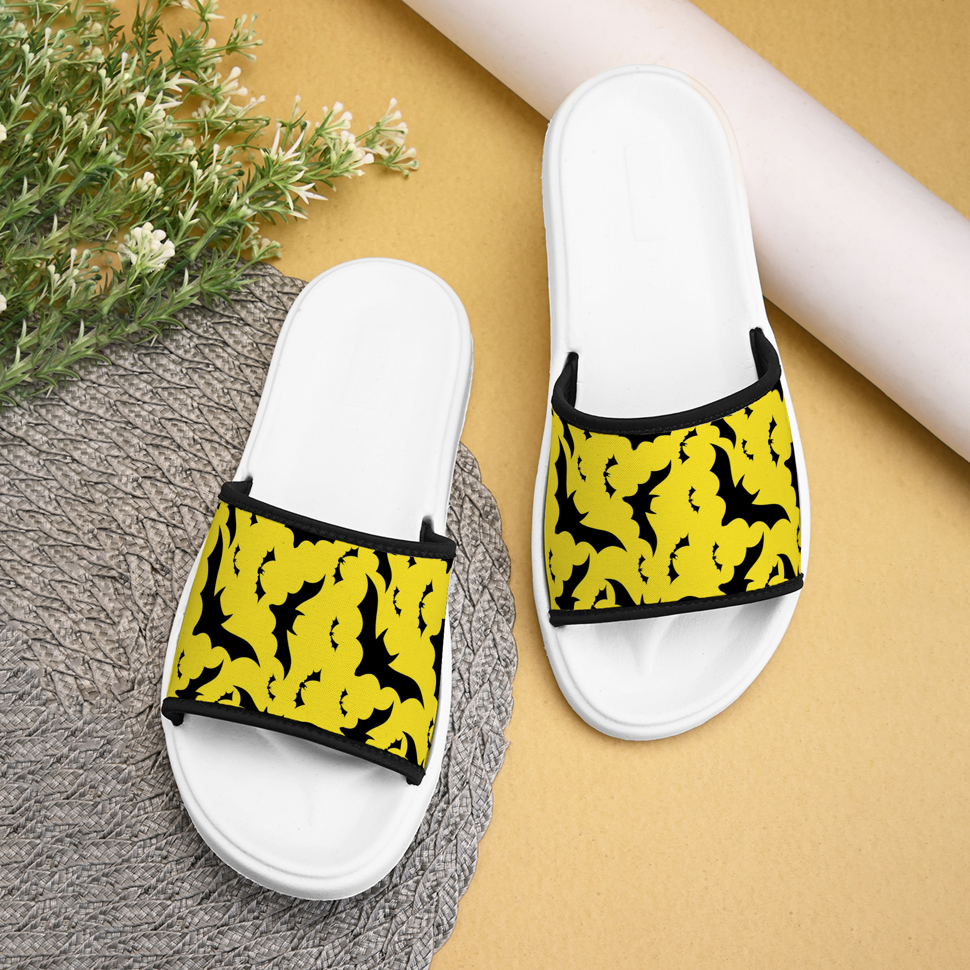 Mickey Mouse Printed Flip Flop Slippers for Women | Lightweight| Anti-slip| Extra Soft| Trendy| Indoor & Outdoor Stylish Ladies Chappal