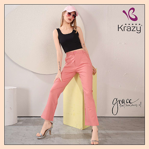 Krazy Pink Casual Pant