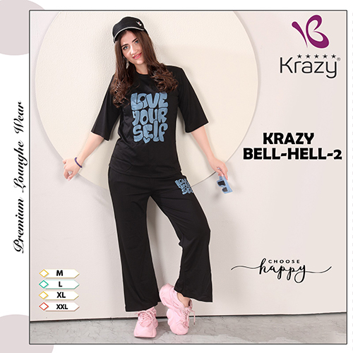 Krazy Black Bell Hell 2 Co-ord Set