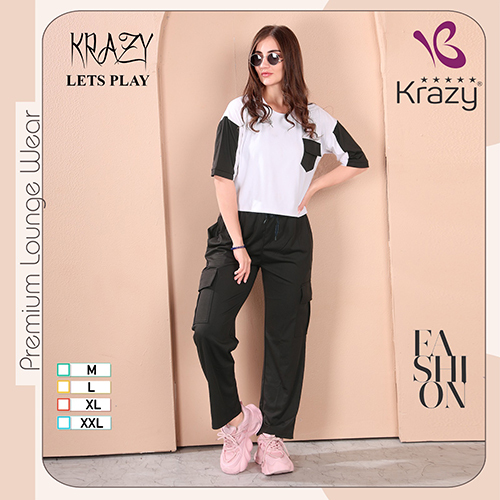 Krazy Regular Fit Lets Play Co-Ord Set - Color: Different Available