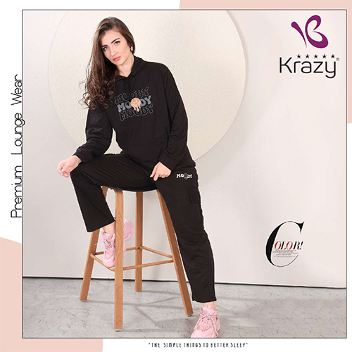 Krazy Black Stylish Co-ord Set